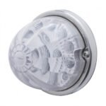 17 LED Reflector Watermelon Flush Mount Kit - Red LED/Clear Lens