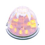 17 LED Watermelon Cab Light - Amber LED/Clear Lens (Bulk)