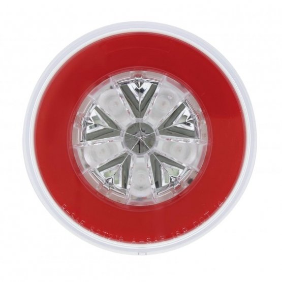 18-LED-4-Round-GloLight-Stop-Turn-Tail-Red-LEDRed-Lens-Bulk-2 18 LED 4" Round GloLight (Stop, Turn & Tail) - Red LED/Red Lens (Bulk) - Image 3