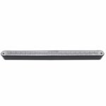 19 LED 12" Reflector Light Bar With Black Housing - Amber LED/Clear Lens - Image 3
