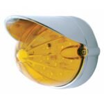 19 LED Watermelon Flush Mount Kit With Visor - Amber LED/Amber Lens - Image 2