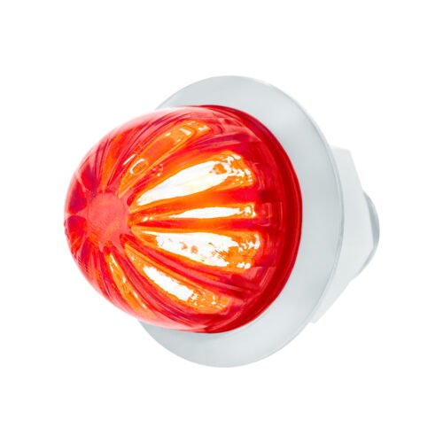 2 LED Dual Function 3/4" Mini Watermelon Light (Clearance/Marker) - Red LED/Red Lens