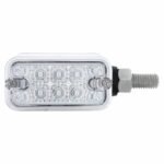 20 LED Dual Function Reflector Double Face Light - Horizontal Mount -Amber & Red LED/Clear Lens - Image 4