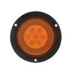 21 LED 4" Flange Mount GloLight (Turn Signal) - Amber LED/Amber Lens - Image 3