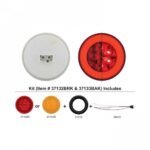 21 LED 4" GloLight Bar Kit (Turn Signal) - Amber LED/Amber Lens (Bulk) - Image 5