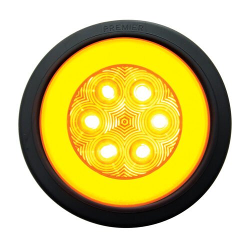 21 LED 4" GloLight Bar Kit (Turn Signal) - Amber LED/Amber Lens (Bulk)