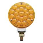 21 LED Single Face Turn Signal Light - Amber LED/Amber Lens - Image 2