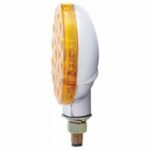 21 LED Single Face Turn Signal Light - Amber LED/Amber Lens - Image 3
