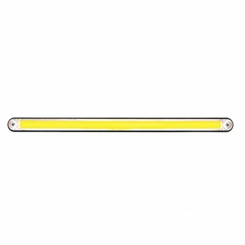 24 LED 12" GloLight Bar With Black Housing - Amber LED/Clear Lens