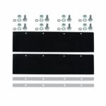 24" X 6" Quarter Fender Top Mud Flap With Mounting Hardware (Pair)