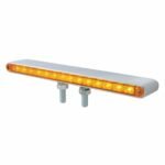 28 LED 12" Double Face Light Bar - Amber LED/Amber Lens