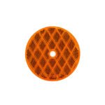 3 3/16" Round Center Bolt Reflector - Amber (10 Pcs) - Image 2