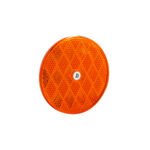 3 3/16" Round Center Bolt Reflector - Amber (10 Pcs) - Image 3
