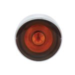 3 LED 1" Dual Function Auxiliary/Utility Light With Visor - Amber LED/Amber Lens - Image 2