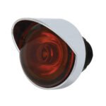 3 LED 1" Dual Function Auxiliary/Utility Light With Visor - Amber LED/Amber Lens - Image 3