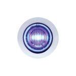 3 LED 3/4" Mini Double Fury Light (Clearance/Marker) - Amber LED/Blue LED - Image 3