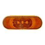 3 LED 6" Oval Light(Turn Signal)-Amber LED/Amber Lens - Image 3