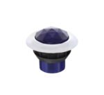 3 LED Dual Function 3/4" Mini Light (Clearance/Marker) With Crystal Lens-Blue LED/Blue Lens - Image 5