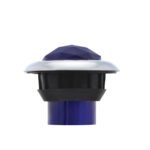 3 LED Dual Function 3/4" Mini Light (Clearance/Marker) With Crystal Lens-Blue LED/Blue Lens - Image 6