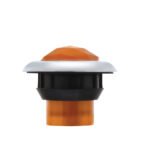 3 LED Dual Function 3/4" Mini Light (Clearance/Marker) With Faceted Crystal Lens-Amber LED/Amber Lens - Image 6