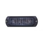 3 LED Mini Warning Light - Amber LED (Bulk) - Image 2