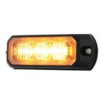 3 LED Mini Warning Light - Amber LED (Bulk) - Image 3