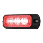 3 LED Mini Warning Light - Red LED (Bulk) - Image 2