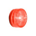 3 LED Oval Clearance/Marker Light-Red LED/Red Lens - Image 3