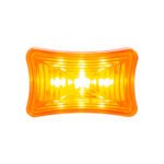 3 LED Rectangular Clearance/Marker Light-Amber LED/Amber Lens