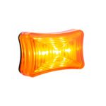 3 LED Rectangular Clearance/Marker Light-Amber LED/Amber Lens - Image 3