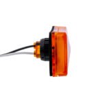 3 LED Rectangular Clearance/Marker Light-Amber LED/Amber Lens - Image 5