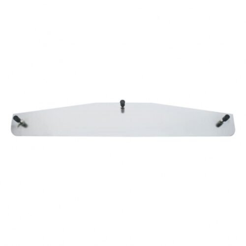 3" X 12" 304 Stainless Standard Bottom Mud Flap Plate - Welded Stud