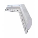 30" 430SS 45-Degree Angled Heavy Duty Mud Flap Hangers-2" Bolt Pattern (Pair) - Image 2
