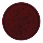 30 LED 4" Round Light (Stop, Turn & Tail) - Red LED/Red Lens - Image 2
