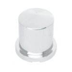 30mm X 1-7/8" Chrome Plastic Pointed Nut Cover - Push-On