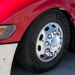 33mm X 2-3/4" Chrome Plastic Nut Covers With Flange - Push-On -Blue Reflector (Color Box of 20) - Image 3