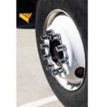 33mm X 2" Chrome Plastic Flat Top Nut Covers With Flange - Push-On (10-Pack) - Image 3