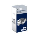 33mm X 2" Chrome Plastic Flat Top Nut Covers With Flange - Push-On (10-Pack) - Image 6