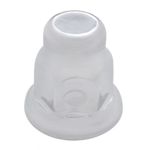 33mm X 2" Chrome Steel Tall Nut Cover With Flange