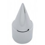 33mm X 4-1/4" Chrome Plastic Stiletto Nut Cover - Push-On (Bulk)