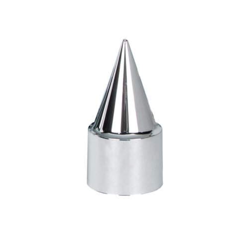 33mm X 4-1/4" Chrome Plastic Stiletto Nut Cover - Thread-On (Bulk)