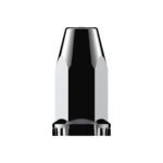 33mm X 4" Chrome Plastic Extra Tall Nut Covers With Flange - Thread-On (60-Pack) - Image 4