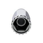 33mm X 4" Chrome Plastic Extra Tall Nut Covers With Flange - Thread-On (60-Pack) - Image 5