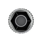 33mm X 4" Chrome Plastic Extra Tall Nut Covers With Flange - Thread-On (60-Pack) - Image 6