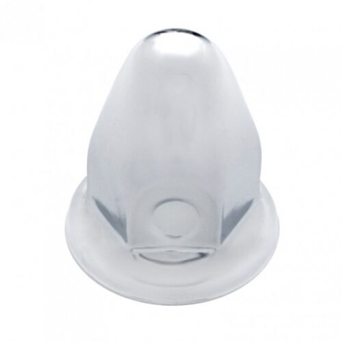 33mm x 2-1/8" Chrome Steel Bullet Nut Covers With Flange (10-Pack)