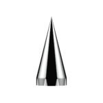33mm x 4-1/2" Chrome Plastic X Spike Nut Covers - Thread-On (Box Of 10) - Image 3