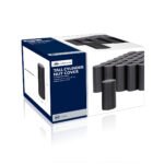 33mm x 4-1/4" Matte Black Tall Cylinder Nut Covers - Thread-On (60-Pack) - Image 9