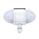 34 LED Watermelon Double Face Light W/Chrome Housing - Amber & Red LED/Clear Lens - Image 2