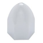 3/4" X 1 3/8" Chrome Plastic Bullet Nut Cover - Push-On