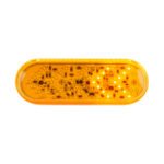 35 LED 6" Oval Sequential Turn Signal Light - Amber LED/Amber Lens - Image 2